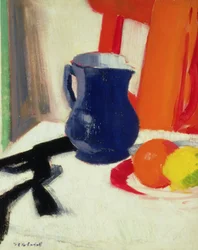 Blau und Orange